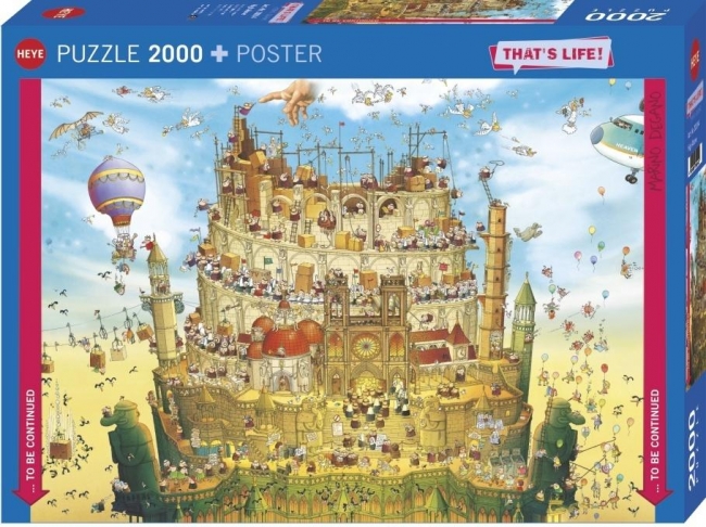 <img src='https://webimage.pl/pics/142/0/d4001689300142.jpg' style='height:440px' /> Puzzle 2000 To jest życie (Puzzle+plakat)