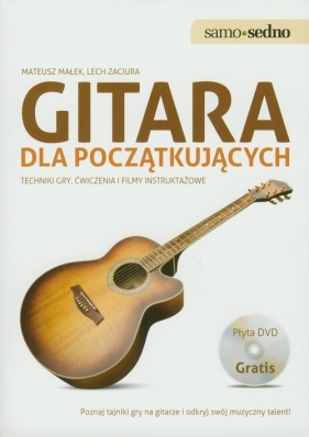 Gitara dla początkujących z płytą DVD - Małek Mateusz, Zaciura Lech