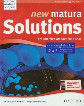 New Matura Solutions Pre-Intermiate Student's Book - Falla Tim, Wieruszewska Małgorzata, Davies Paul A.
