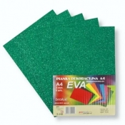 Pianka brokatowa A4 Eva morski biodegradowalna 5szt