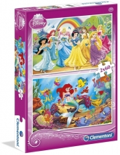 Puzzle Księżniczki 2x60 (07114)