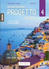 Nuovissimo Progetto italiano 4 Podręcznik do włoskiego dla młodzieży i dorosłych Poziom C2 - Marin Telis, Cernigliaro Maria Angela