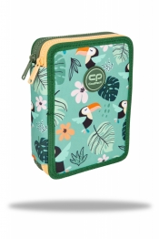 Coolpack, Piórnik podwójny z wyposażeniem Jumper XL - Toucans (F077662)