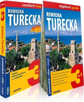 Riwiera Turecka 3w1 Przewodnik + Atlas + Mapa