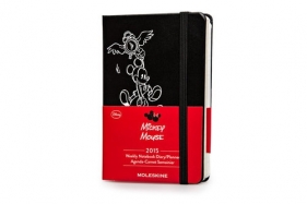Kalendarz 2015 Moleskine 12M MINNIE Tydzień+Notatki P (9x14cm) czarna oprawa - <br />