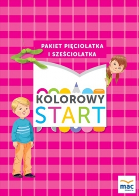 Kolorowy start Pakiet pięciolatka i sześciolatka plus język angielski BOX - Wiesława Żaba-Żabińska