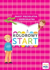 Kolorowy start Pakiet pięciolatka i sześciolatka plus język angielski BOX - Żaba-Żabińska Wiesława