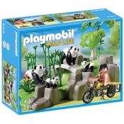 PLAYMOBIL Rodzina pand w lesiebambusowym