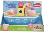 Tomy Toomies: Świnka Peppa - Zabawa na łodzi (E73414)