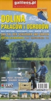 Mapa turystyczna - Dolina pałaców i ogrodów - Opracowanie zbiorowe