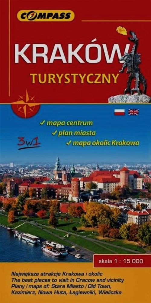 Kraków turystyczny 1:15 000