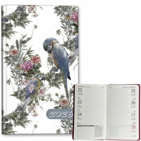Kalendarz 2026 A6 tygodniowy Papugi Boho