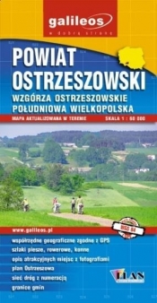 Mapa - Powiat Ostrzeszowski 1:60 000