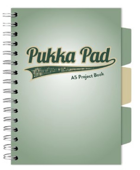 Kołozeszyt Pukka Pad Project Book A5/100k - Sage