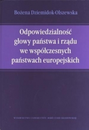 Odpowiedzialność głowy państwa i rządu we współczesnych państwach europejskich
