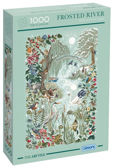 Puzzle 1000 Zamarznięta rzeka 112571