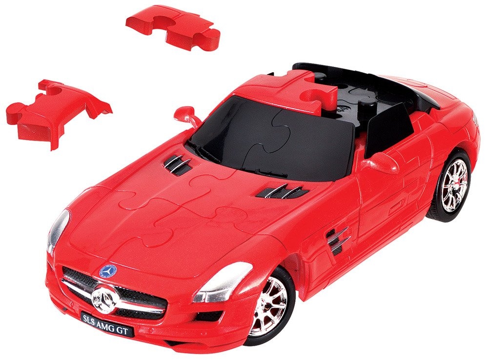 Puzzle 3D Cars: Mercedes SLS AMG - poziom 3/4 (105693)