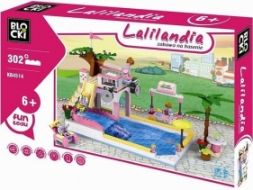 Klocki Blocki: Lalilandia. Zabawa na basenie 302 elementy (KB4514)