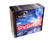 Płyta DVD-R Titanum 4,7 GB x16 - Slim 10 sztuk (1284)