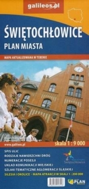 Plan miasta - Świętochłowice 1:9 000 - Opracowanie zbiorowe