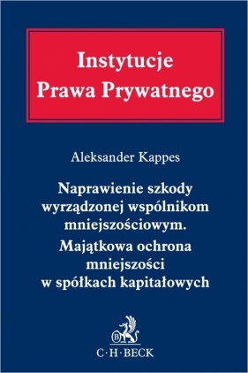 Naprawienie szkody wyrządzonej wspólnikom mniejszościowym. Majątkowa ochrona mniejszości w spółkach - Aleksander Kappes, Paweł Wiliński