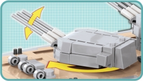 Cobi: Mała Armia WWII. Battleship Yamato - japoński pancernik (4814)