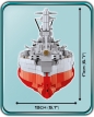Cobi: Mała Armia WWII. Battleship Yamato - japoński pancernik (4814)