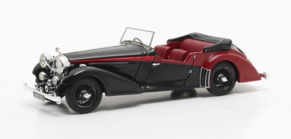 Alvis 4.3 Litre VandenPlas Tourer Cabriolet 1938 (black/red) (MX10105-011)