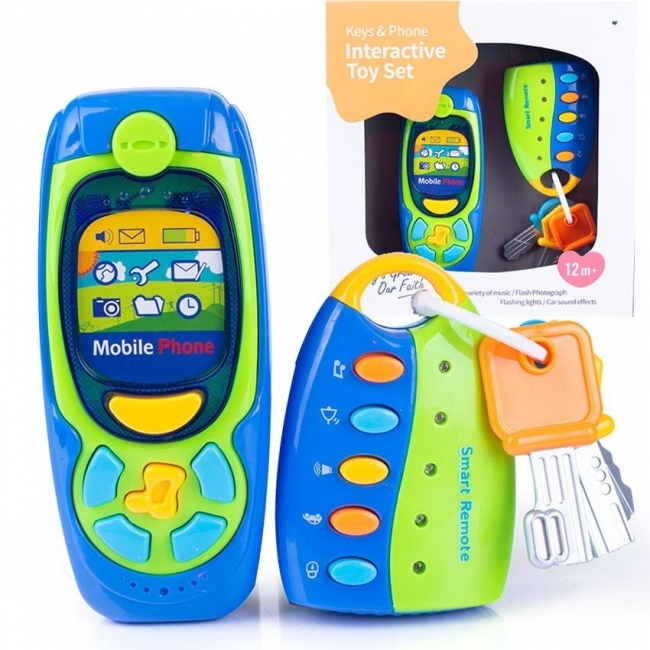 Kluczyki oraz telefonik na baterie