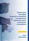  Federacyjne koncepcje integracji europejskiej w programach wybranych partii na