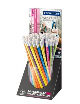 Ołówek Wopex neon z gumką
