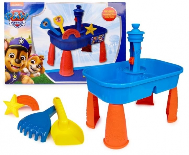 <img src='https://webimage.pl/pics/144/5/d5063328325144.jpg' style='height:440px' /> Stolik do piasku i wody Paw Patrol