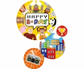 Balon foliowy H-BDAY XL 71x55cm