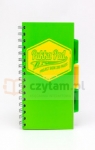 KOŁOZESZYT A5 7144 ZIELONY Z PRZEKŁADKAMI NEON W KRATKĘ 200S.