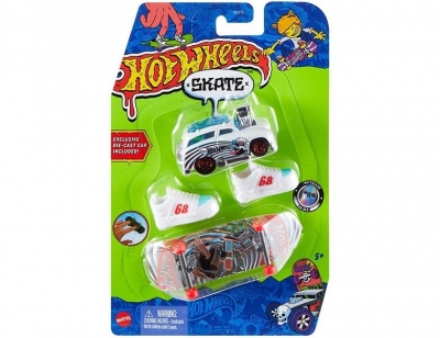 Hot Wheels Skate Deskorolka + buty + auto HNG56