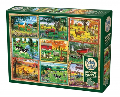 <img src='https://webimage.pl/pics/145/0/d625012400145.jpg' style='height:440px' /> Puzzle 1000 Pocztówki z farmy 113613