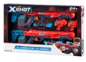 Zestaw wyrzutni X-Shot Excel Double Hawk Eye & Double Micro Combo (36278)