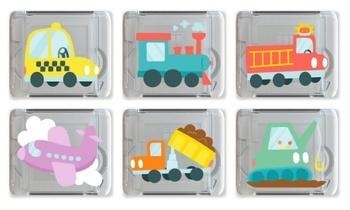 Kostki sensoryczne świecące w wodzie 6szt