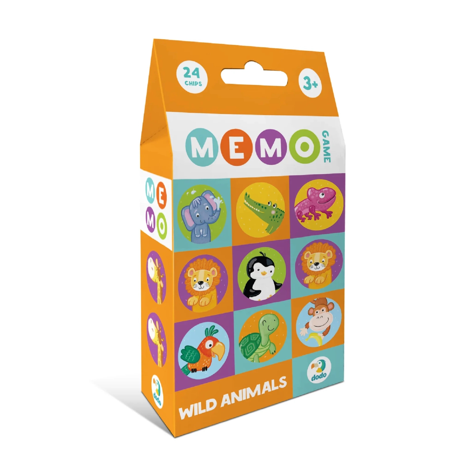 <img src='https://webimage.pl/pics/145/2/d48231159121451.jpg' style='height:440px' /> Gra Memo - Dzikie zwierzęta (DOB2145)