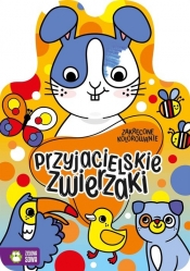 Zakręcone kolorowanie Przyjacielskie zwierzaki - Opracowanie zbiorowe