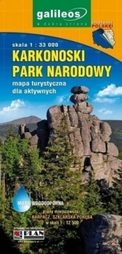 Mapa tur. dla aktywnych - Karkonoski PN 1:33 000 - Opracowanie zbiorowe
