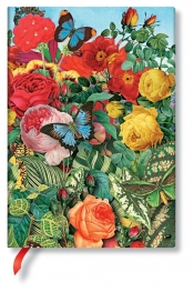 Notes Flexis Butterfly Garden Midi Lined