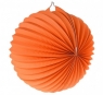 Lampion dekoracyjny kula pomarańczowy  śr.25cm