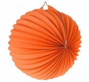 Lampion dekoracyjny kula pomarańczowy śr.25cm