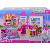 Zestaw mebelków Barbie Restauracja (GXY72)