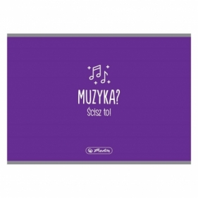 Zeszyt do nut A5/16K muzyka poprzeczny (10szt)