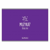 Zeszyt do nut A5/16K muzyka poprzeczny (10szt)