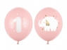 Balony Baby pink Roczek 30cm 50szt