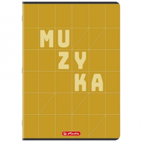 Zeszyt Herliz A4/16k pięciolinia - Muzyka, 1 szt