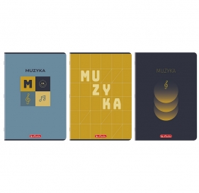 Zeszyt Herliz A4/16k pięciolinia - Muzyka, 1 szt
